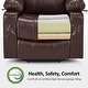 preview thumbnail 61 of 77, MCombo Electric Power Lift Recliner Chair Sofa with Massage and Heat, 3 Positions, USB Ports, Faux Leather