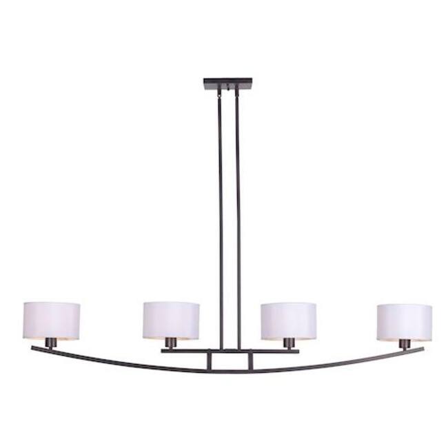 Forte Lighting 4 Light 59" Wide Linear Chandelier