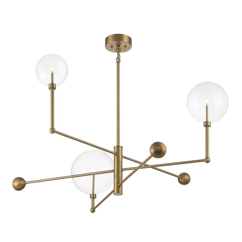 Meridian M100100 3 Light 45" Wide LED Linear Chandelier