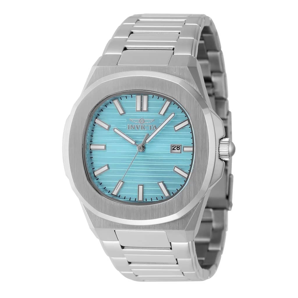 Invicta Men's 48322 Speedway Quartz 3 Hand Light Blue Dial Watch