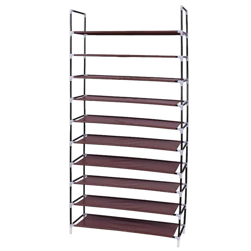 10 Layer Large Shoe Storage Cabinet Shoes Racks