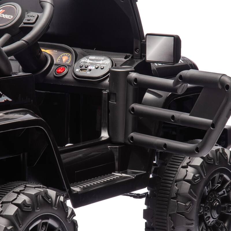 Kids Electric Ride-On Car with Remote, 12V, Bluetooth, Four-Wheel Suspension, Ages 3+