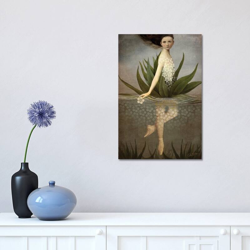 iCanvas "Waterlily" by Catrin Welz-Stein Canvas Print - 18x12x1.5