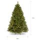 6 ft. Winchester Pine Tree with Clear Lights