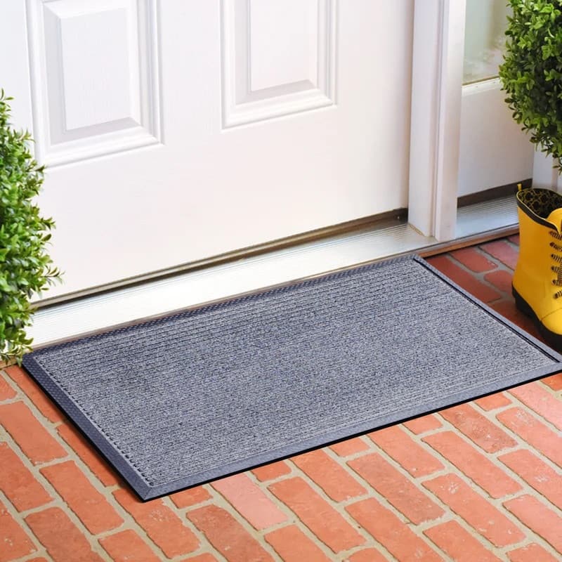 A1HC New Durable and Versatile Polypropylene Rubber Door Mat All Weather Inside Outside Door Mat