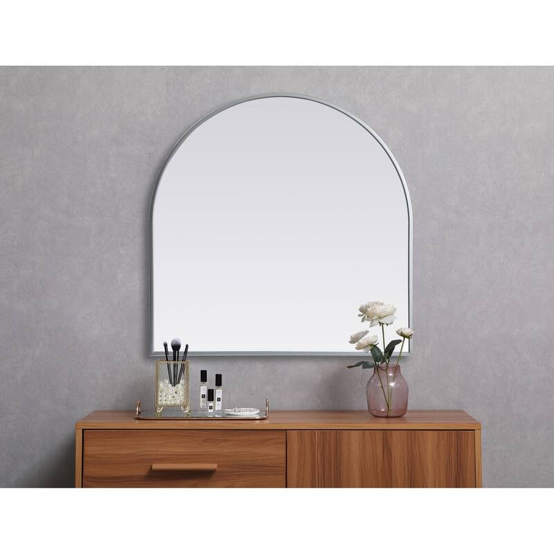Elegant Lighting MR1A3030 Ayra 30" Diameter Modern Arched Bathroom