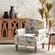 preview thumbnail 38 of 51, Yahweh Farmhouse Nailhead Armchair with Rolled Arms by HULALA HOME