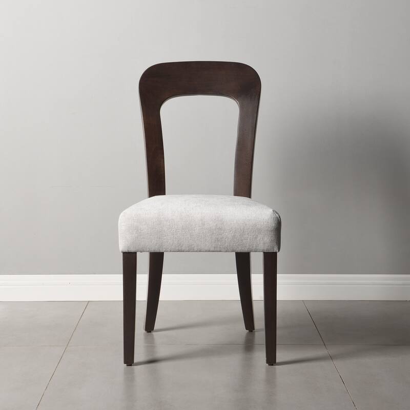 Christopher Knight Home - Adrian Upholstered Dining Chairs, Comfortable Seating with Sturdy Wood Frame, Set of 2