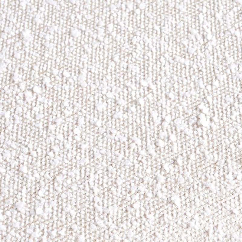 Boucle Fabric Contemporary Dining Armless Chairs with Metal Frame
