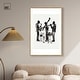 preview thumbnail 45 of 60, Bebop II Black Art Canvas Print by Art Remedy