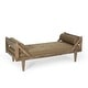 preview thumbnail 19 of 42, Zentner Rustic Tufted Double End Chaise Lounge by Christopher Knight Home - 65.25" L x 27.50" W x 24.00" H