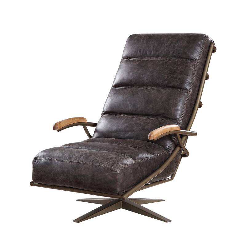 Austin Morocco Channel Tufted and Swivel Accent Chair