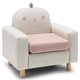 preview thumbnail 6 of 6, Kids Sofa Toddler Chair Child Armchair w Wood Frame Thick Cushion Pink + Beige