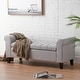 preview thumbnail 3 of 49, Christopher Knight Home - Keiko Contemporary Rolled Arm Fabric Storage Ottoman Bench