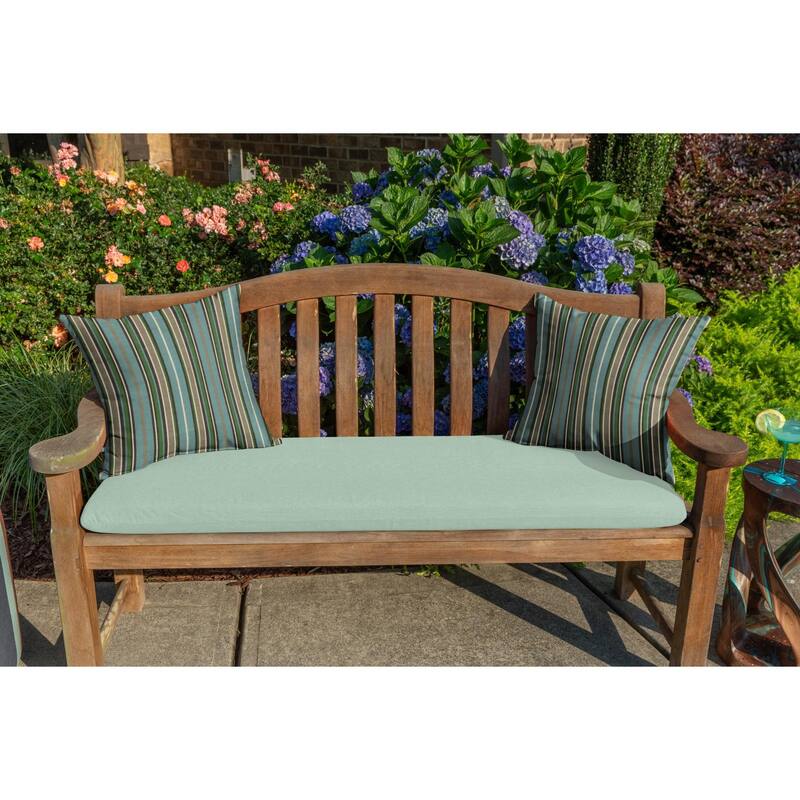 Sunbrella 20 inch Square Stripe Outdoor Throw Pillow