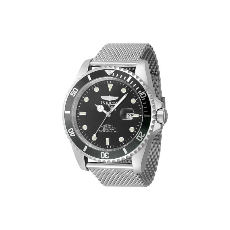 Invicta Men's 47964 Pro Diver Automatic 3 Hand Black Dial Watch