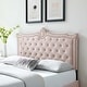 preview thumbnail 44 of 65, Louisa Tufted Performance Velvet Twin Headboard