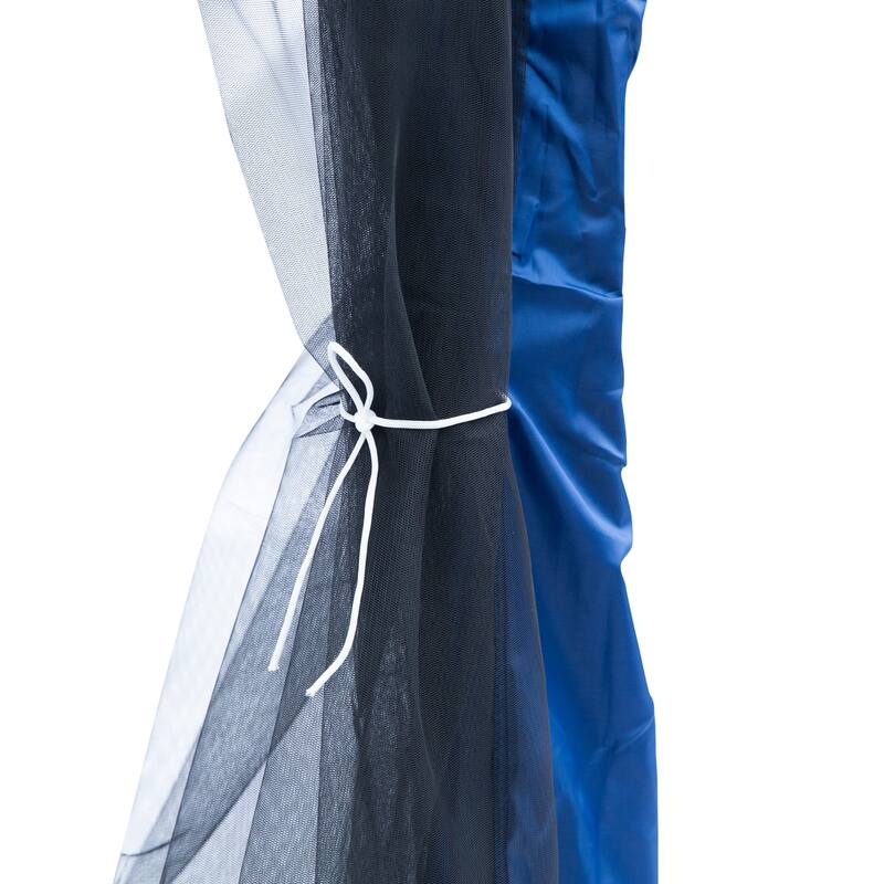 Outsunny Pop-up Canopy 10' x 10' Vendor Tent w/ Removable Mesh Walls
