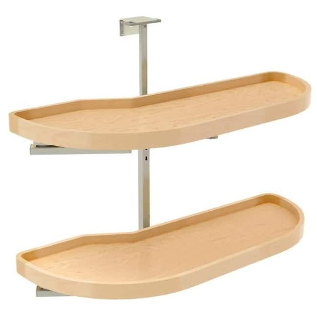 Rev-A-Shelf 4WLS87-12-R Wood Classic 2 Tier 14-1/2"W Girasolo Pivoting