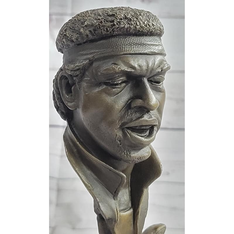 Jimi Hendrix Bronze Bust Sculpture Statue Collectible Art 10 Inches X 10 Inches