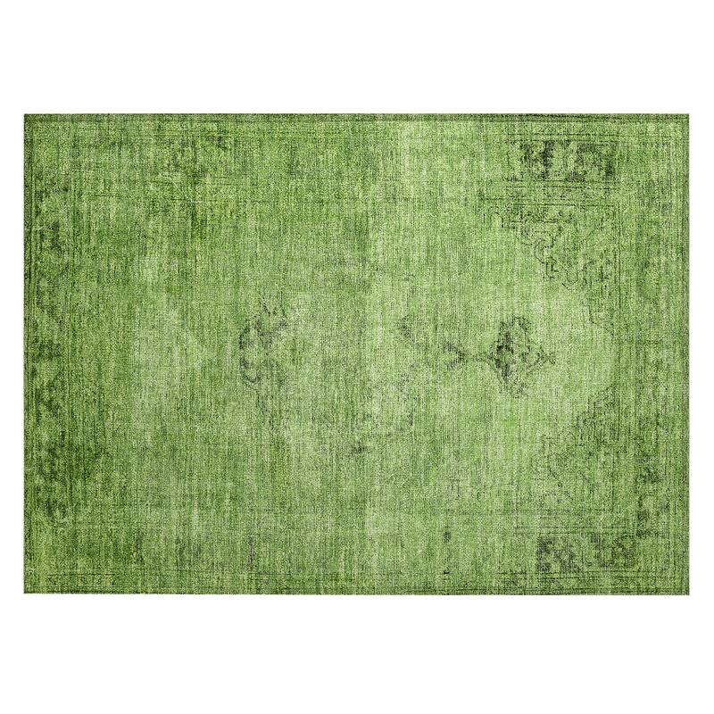 Machine Washable Indoor/ Outdoor Chantille Vintage Traditional Rug