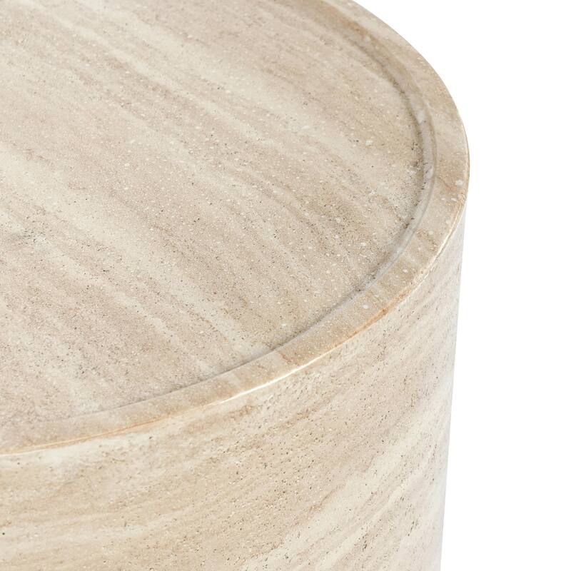 Classic Home Mckenna Stone Outdoor End Table