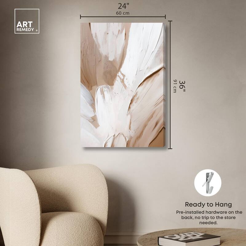 Fawn and Frost Canvas by Art Remedy, Gallery Wrapped
