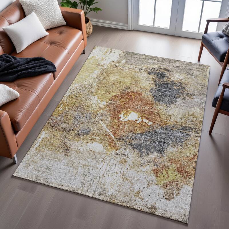 Premium Washable Super Soft Modern Solid Mayfield Rug