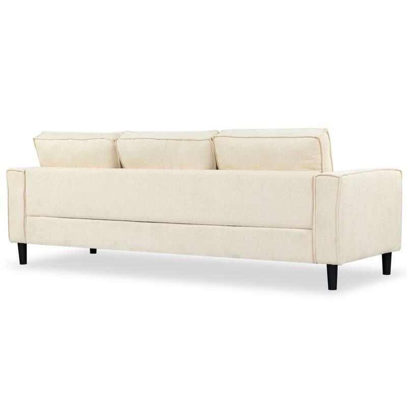 SAFAVIEH Couture Kalyna 3.5-Seater Sofa - 96"W x 33"D x 33"H