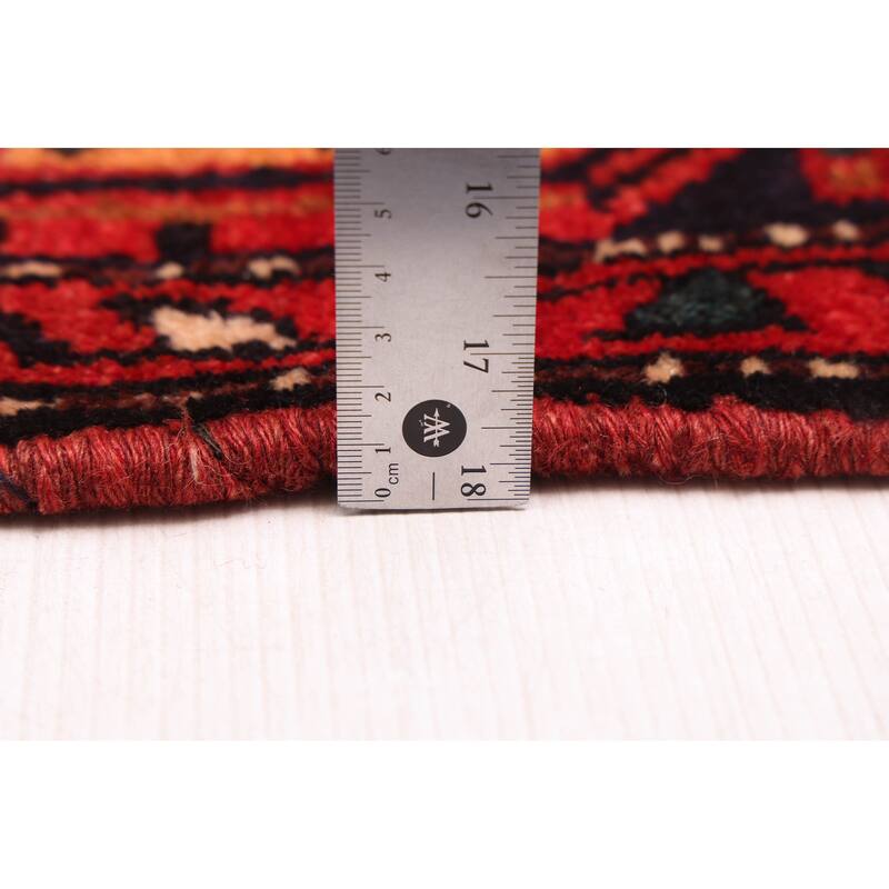 ECARPETGALLERY Hand-knotted Andelz Red Wool Rug - 4'10 x 7'8