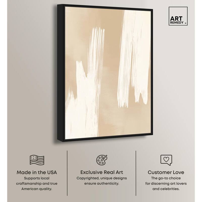 Gestural Grains II Canvas by Art Remedy