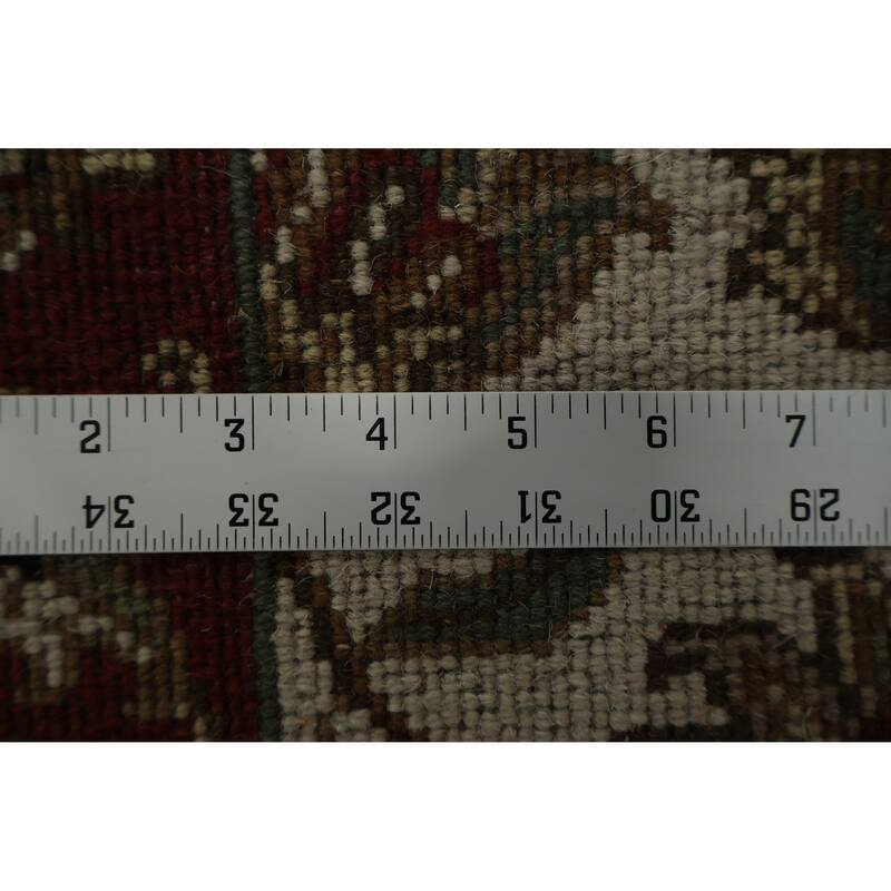 Hand Knotted Oriental 100% Wool Carpet Transitional Floral Beige & Ivories Oushak Area Rug - 3' 1'' X 2' 0''