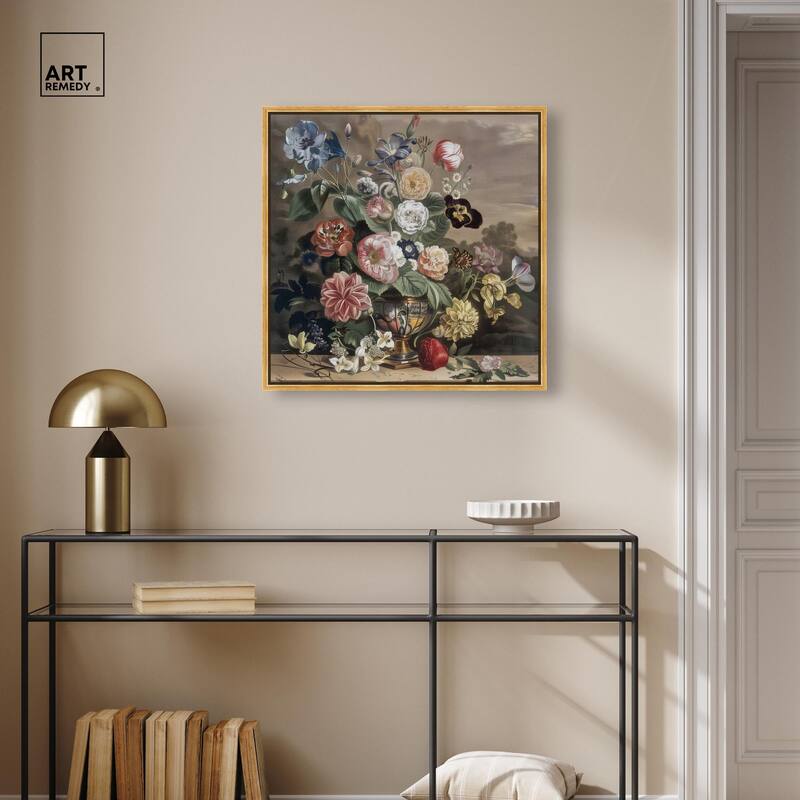 Classical Dream Vase II Canvas by Art Remedy