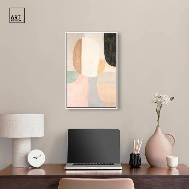 Soft Cubism I Canvas by Art Remedy