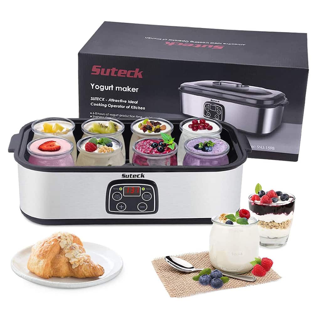 Yogurt Maker Automatic Silver Yogurt Maker Machine Automatic Digital Temperature Control