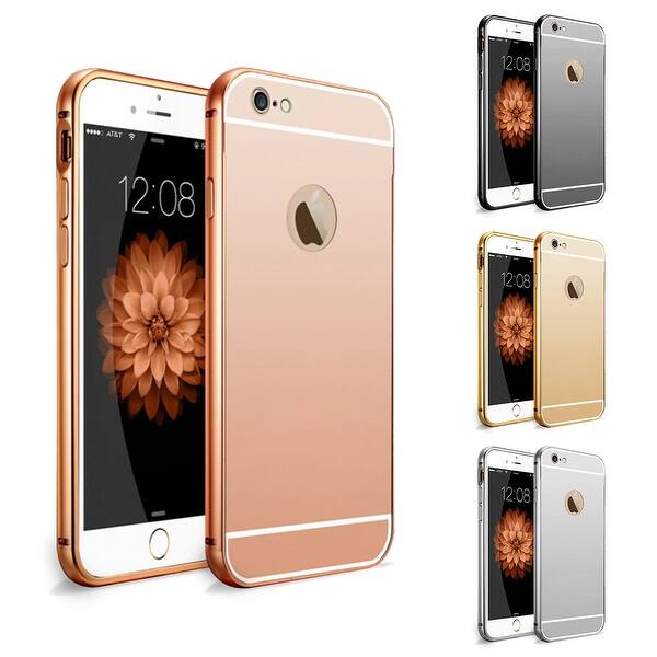 Shop Luxury Aluminum Ultra Thin Mirror Metal Case Back Cover For Iphone 6 6s Overstock 12387077