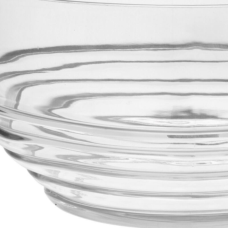 10" Clear Acrylic Round Salad Bowl - 10