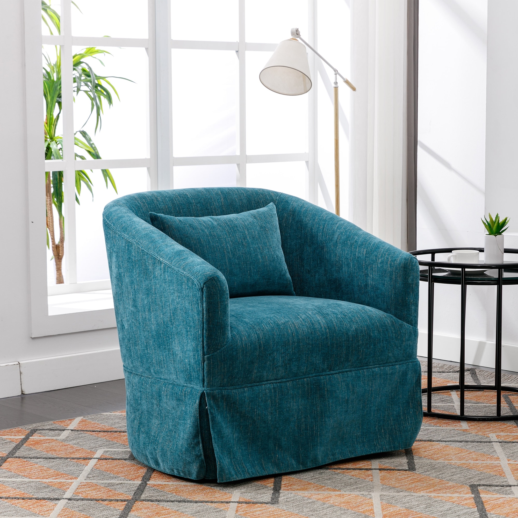 Living room store barrel chairs
