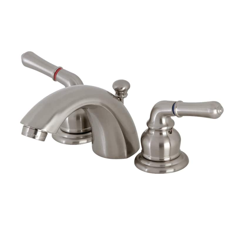 Kingston Brass Victorian 1.2 GPM Widespread Bathroom Faucet with - Brushed Nickel