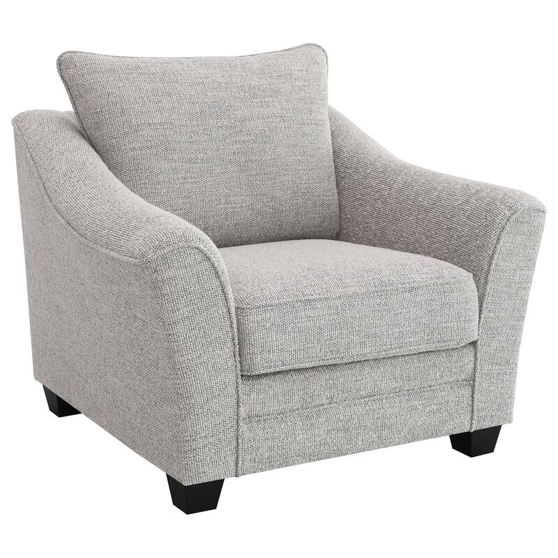 Tomkins Boucle Upholstered Chair Light Grey - Light Grey