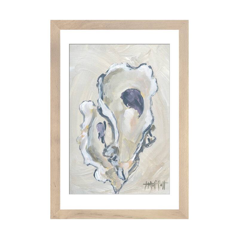 iCanvas "Beige Oyster II" by April Moffatt - Natural - 24x16x1