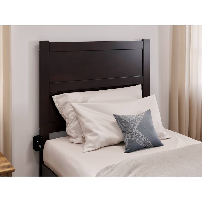 NoHo Twin XL Platform Bed in Espresso