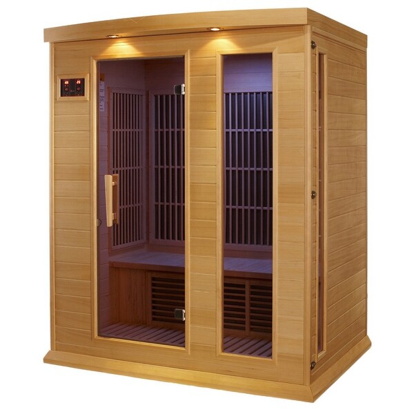 Top Product Reviews For Heatwave Two Person Infrared Sauna With Ceramic Heaters 5274511 Overstock