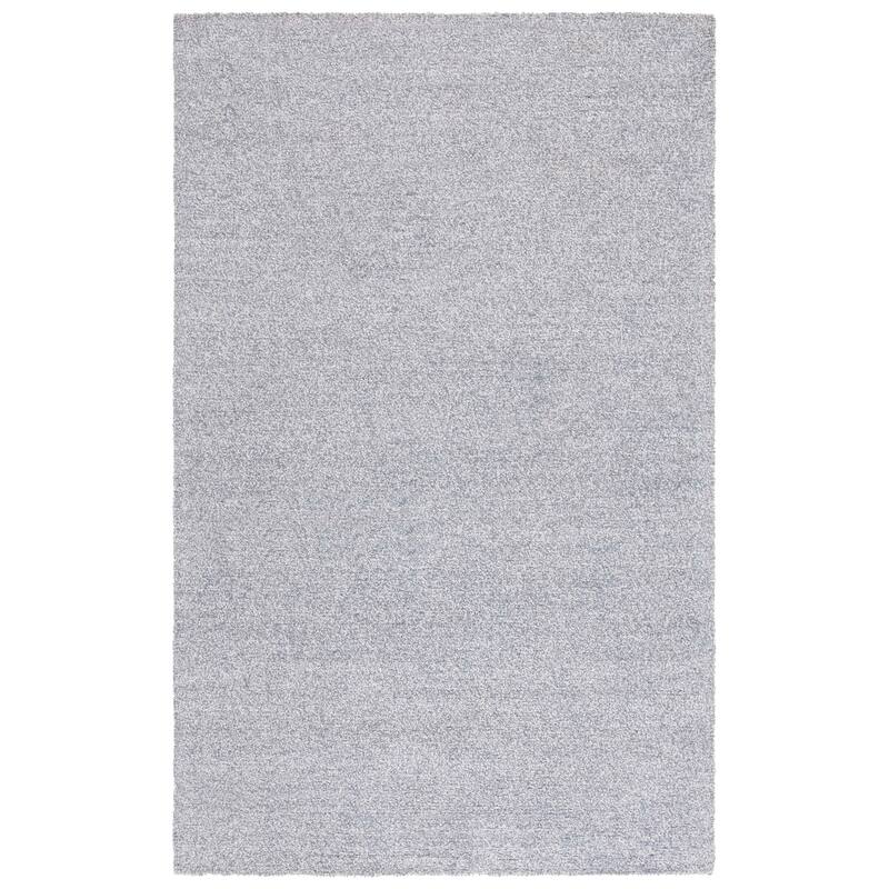 SAFAVIEH Handmade Renewal Bharat Wool Rug - 6' Square - Silver/Ivory