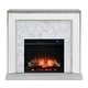preview thumbnail 17 of 25, Silver Orchid Tranton Glam Mirror Electric Fireplace