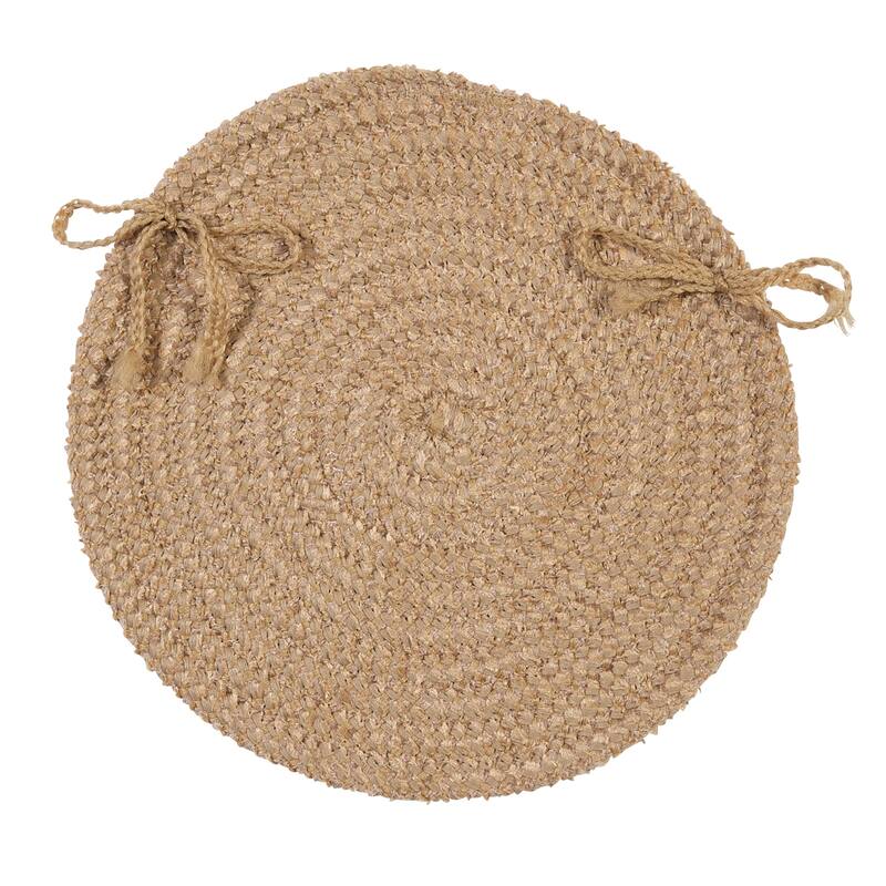 Softex Check Chenille Round Chair Pads Bed Bath & Beyond 33695472