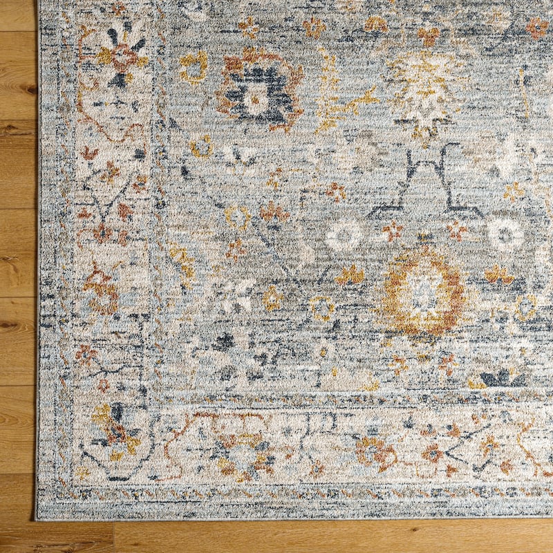 Livabliss Beckham Vintage Medallion Area Rug