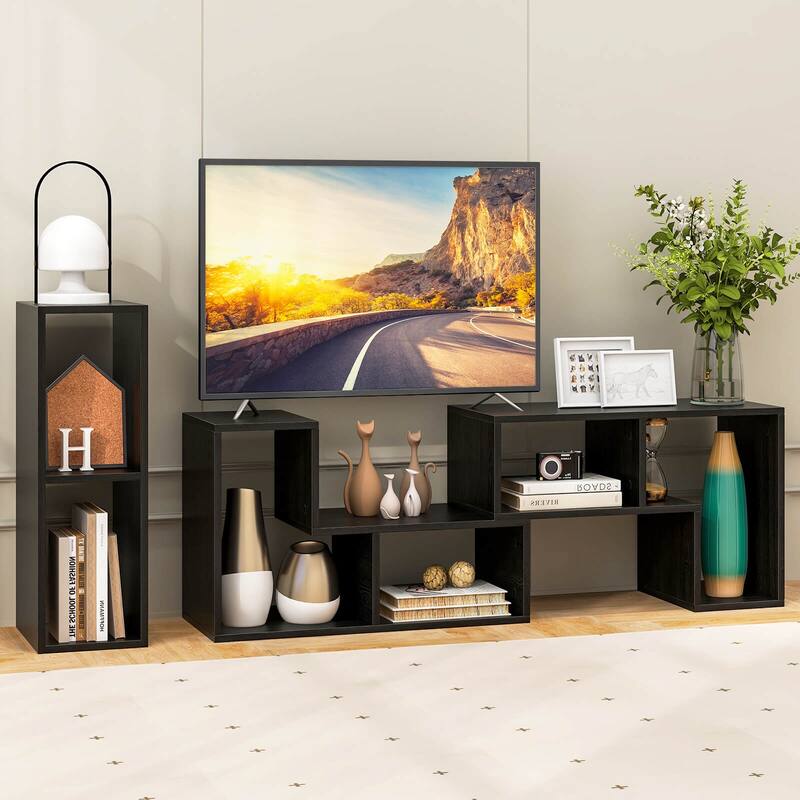 Costway 3 Pcs TV Stand for TV's up To 65'' Console Entertainment