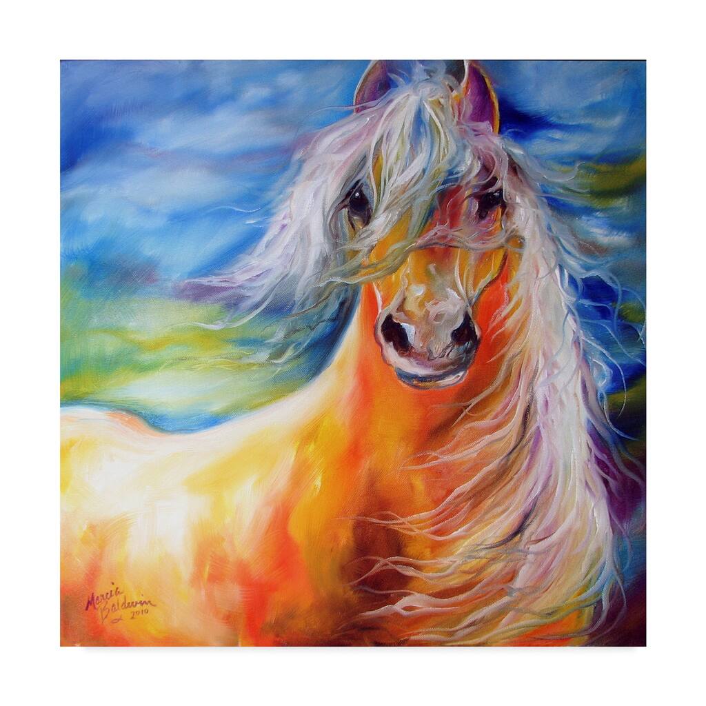 Marcia Baldwin 'Bright Day Equine' Canvas Art