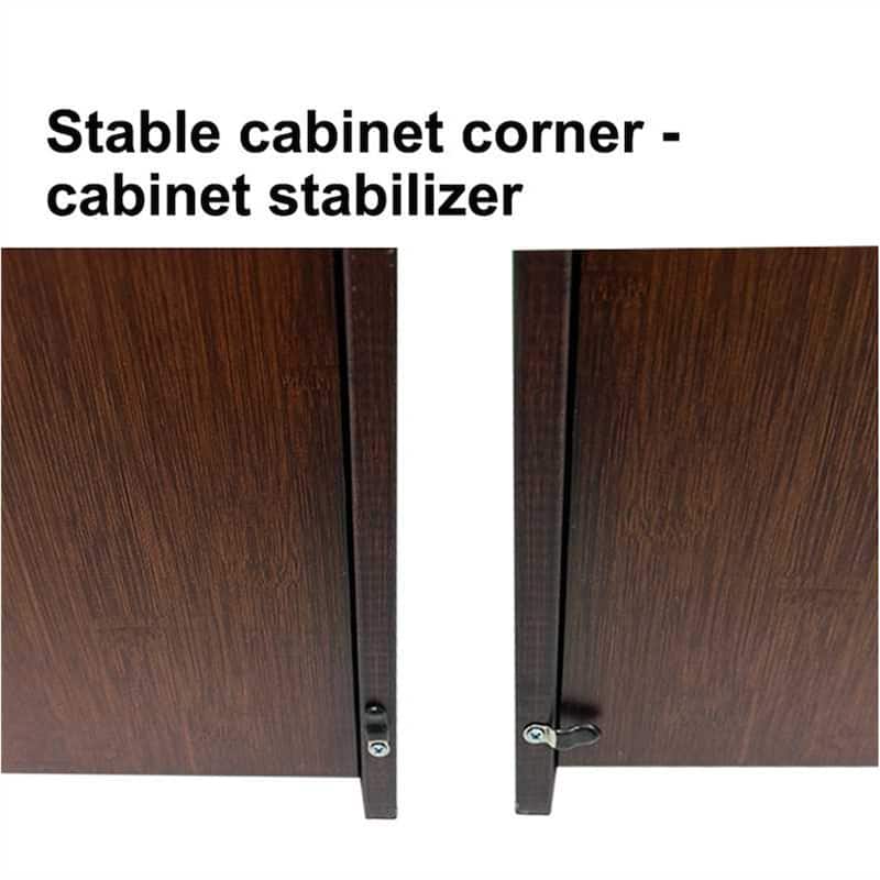 Bamboo Folding Desk with Hidden Storage & Built-in Socket for Small Spaces